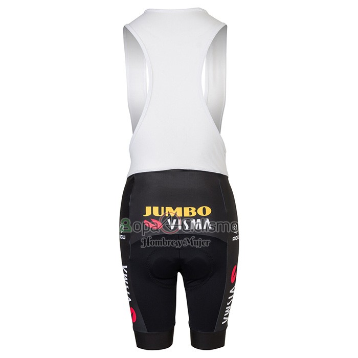 Jumbo Visma Ropa Ciclismo Culotte Corto 2022 Mangas Cortas AMarillo